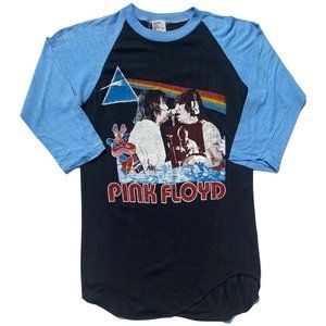 Vintage Authentic 1983 Pink Floyd The Final Cut Bootleg Raglan Tour Shirt RARE